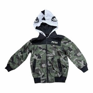 Kids Camo dinosaur lightweight  Jacket size 4